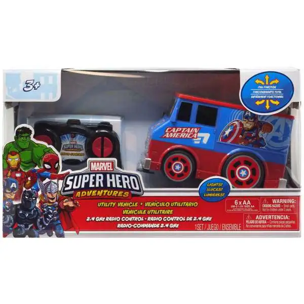Marvel Super Hero Adventures Captain America R/C Vehicle [Utility Vehicle]