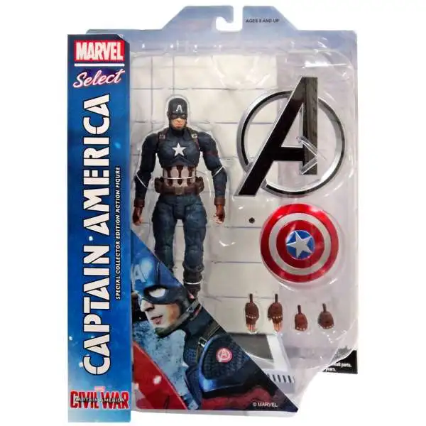 Captain America: Civil War Marvel Select Captain America Action Figure [Civil War]