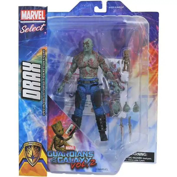 Guardians of the Galaxy Marvel Select Drax & Baby Groot Action Figure