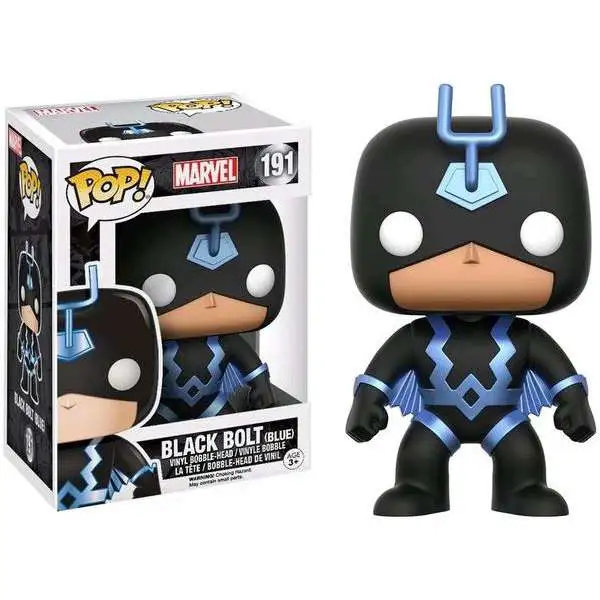 Funko Inhumans POP! Marvel Black Bolt Exclusive Vinyl Bobble Head #191 [Black & Blue Costume]