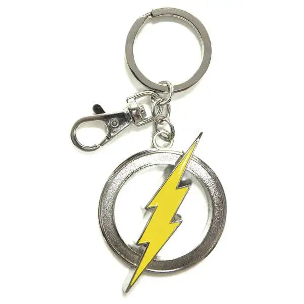 DC The Flash Logo Pewter Key Ring