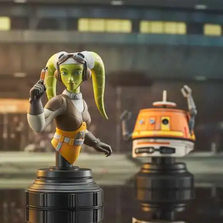 Star Wars Rebels Hera & Chopper Mini Bust Set