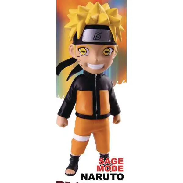 Naruto Shippuden Mininja Series 2 Naruto Uzumaki 4.25-Inch PVC Figure [Sage Mode]
