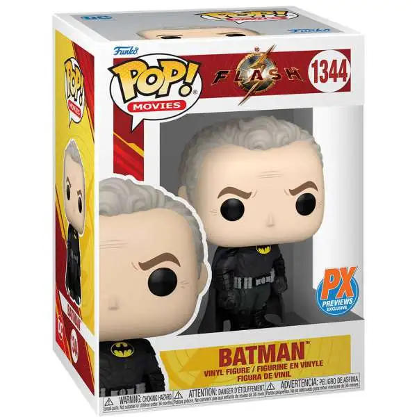 Funko DC The Flash POP! Movies Batman Exclusive Vinyl Figure #1344 [Michael Keaton Unmasked, Damaged Package]