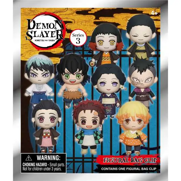 3D Figural Keyring Demon Slayer Series 3 Mystery Pack