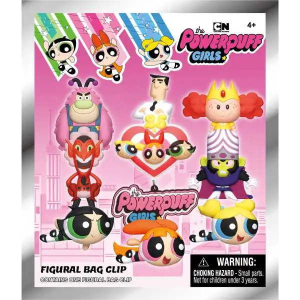 3D Figural Foam Bag Clip 25th Anniversary Powerpuff Girls Mystery Pack