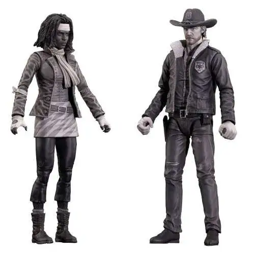 The Walking Dead TWD Series 1 Rick Grimes & Michonne Action Figure 2-Pack (Pre-Order ships August)