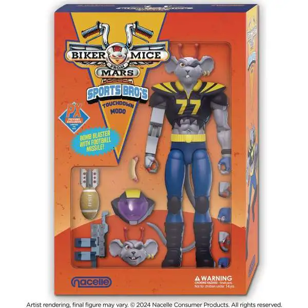 Biker Mice from Mars Sports Bros Touchdown Modo Exclusive Action Figure