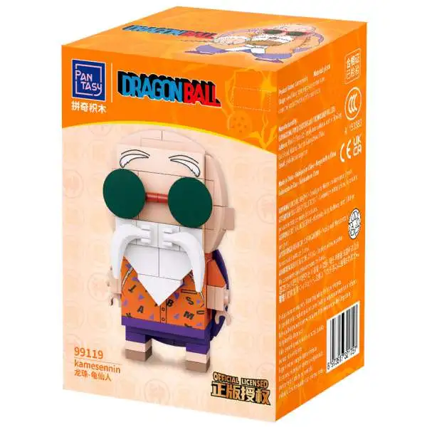 Dragon Ball Master Roshi Exclusive 4.5-Inch Building Block Toy Set [129 Pieces] (Pre-Order ships July)