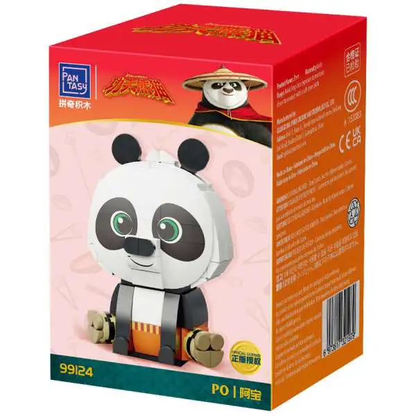 Kung Fu Panda Sitting Baby Series Po Exclusive 3-Inch Building Block Toy Set [100 Pieces] (Pre-Order ships July)