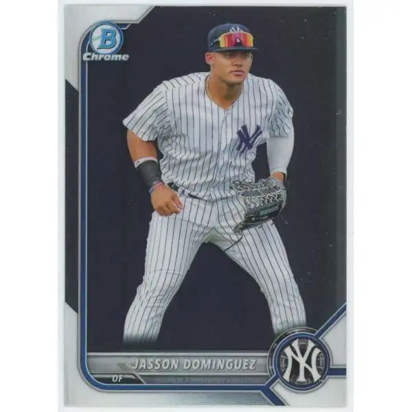 MLB New York Yankees 2022 Bowman Chrome Prospects Jasson Dominguez BCP-98