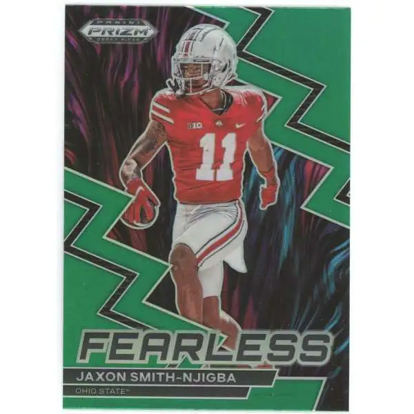 NFL 2023 Panini Prizm Draft Picks Green Jaxon Smith-Njigba F-22 [Rookie, Fearless]