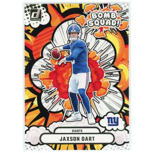 NFL 2025 Panini Donruss Football Bomb Squad Jaxson Dart BS-JDT [Rookie]