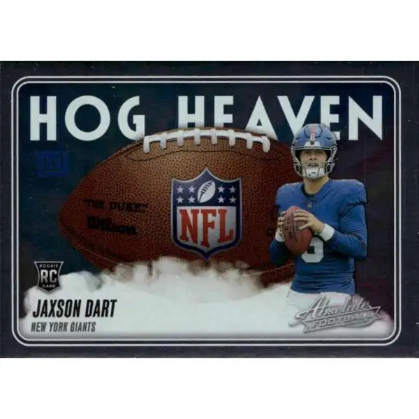 NFL 2025 Panini Absolute Football Hog Heaven Jaxson Dart HH-JDT [Rookie]