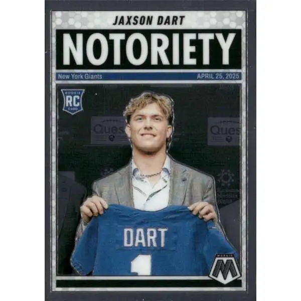 NFL 2025 Panini Mosaic Football Notoriety Jaxson Dart #11 [Rookie]