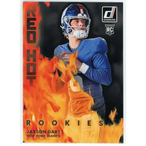 NFL 2025 Panini Donruss Football Red Hot Rookie Jaxson Dart RHR-JXD [Rookie]