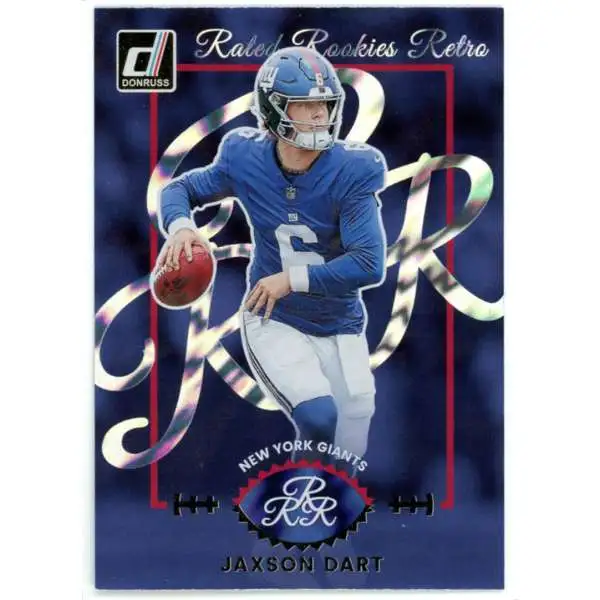 NFL 2025 Panini Donruss Football Rated Rookies Retro Jaxson Dart #1