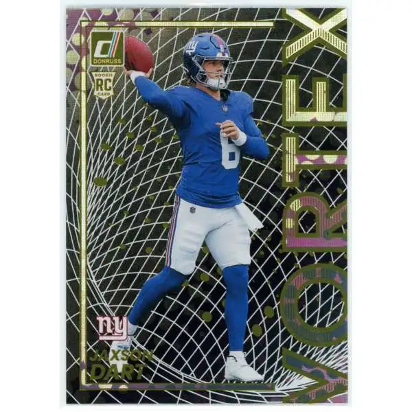 NFL 2025 Panini Donruss Football Vortex Jaxson Dart #13 [Rookie]