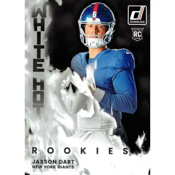 NFL 2025 Panini Donruss Football White Hot Rookies Jaxson Dart WHR-JXD [Rookie]