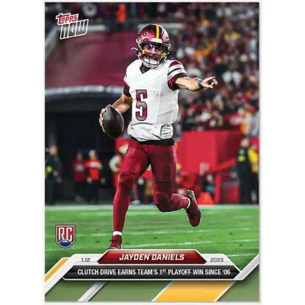 NFL Washington Commanders 2024 NOW Football Jayden Daniels #22 [Rookie]