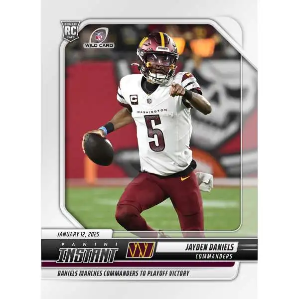 NFL Washington Commanders 2024 Panini Instant Football Jayden Daniels #264 [Rookie]