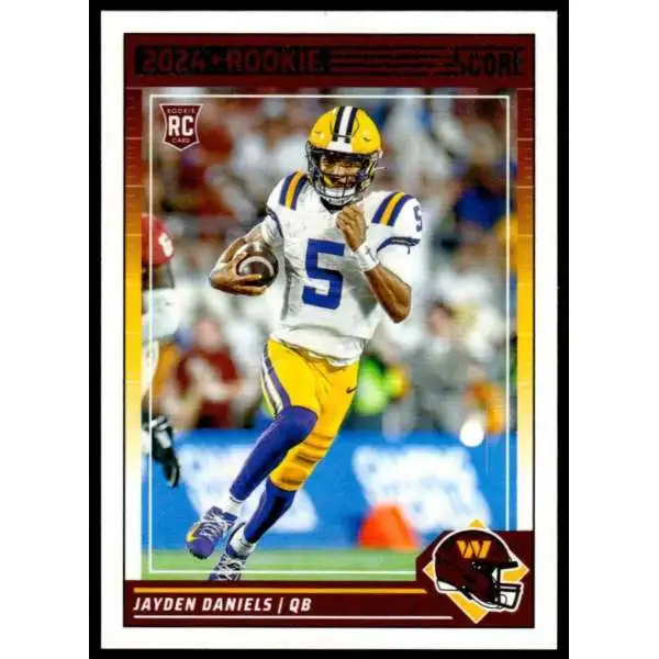 NFL Washington Commanders 2024 Score Football Jayden Daniels #302 [Rookie]