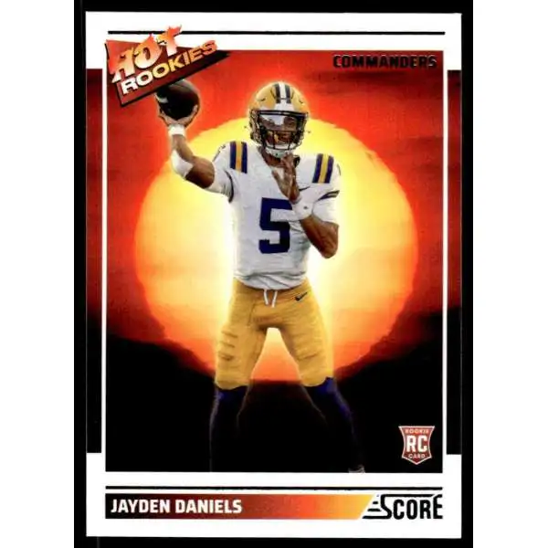 NFL Washington Commanders 2024 Score Football Hot Rookies Jayden Daniels #4 [Rookie]