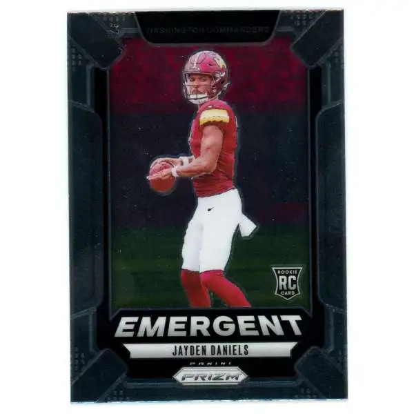 NFL 2024 Panini Prizm Football Emergent Jayden Daniels #2 [Rookie]
