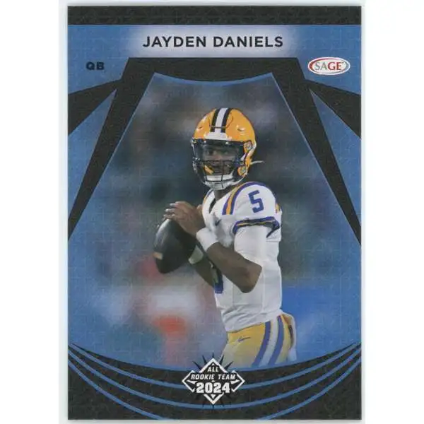 NFL Washington Commanders 2024 Sage High Series All Rookie Team Black Jayden Daniels #122 [Rookie]