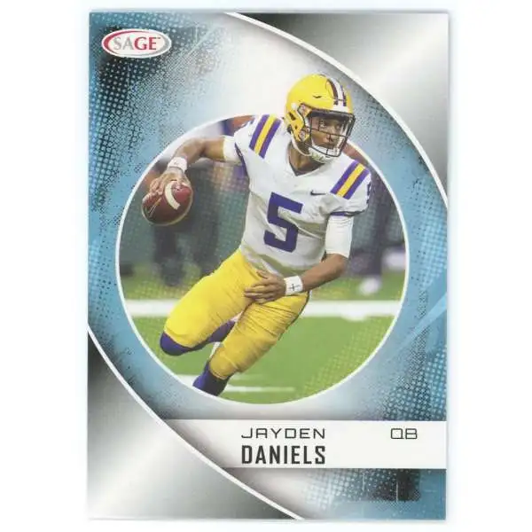 NFL 2023 Sage Low Series Black Jayden Daniels #8 [Rookie]