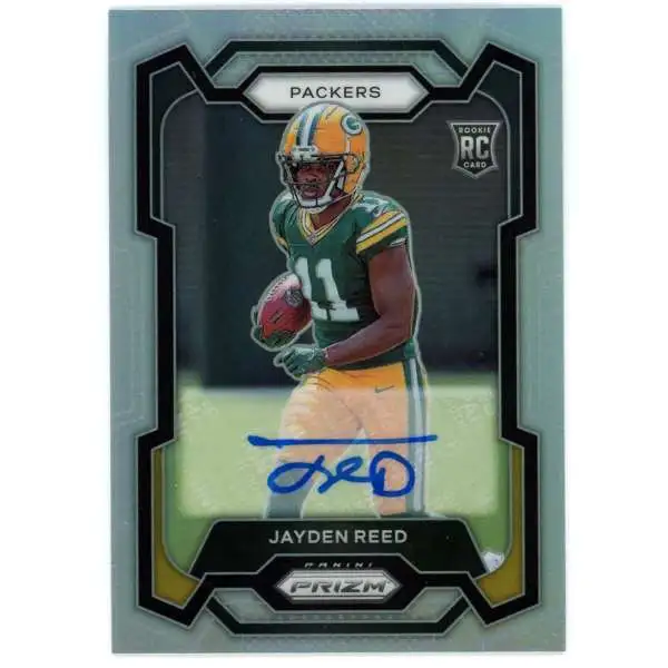 NFL Green Bay Packers 2023 Panini Prizm Silver Jayden Reed #334 [Rookie Auto]