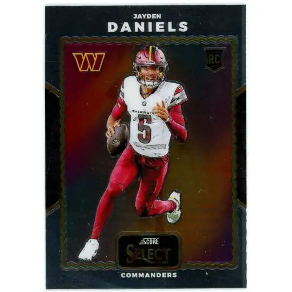 NFL 2024 Panini Select Football Score Select Throwback Jayden Daniels #16 [Rookie]