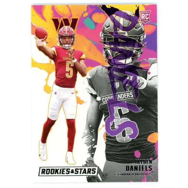 NFL 2024 Panini Rookies & Stars Football Rookie Exclusive Jayden Daniels RE-JDS [Rookie]