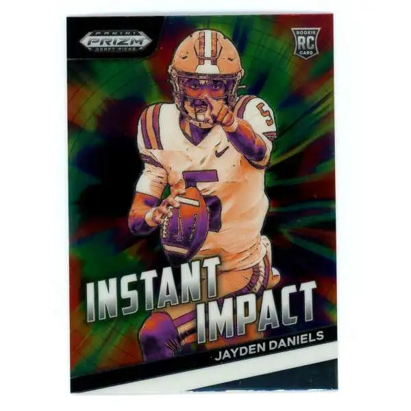 NFL 2024 Panini Prizm Draft Picks Instant Impact Jayden Daniels II-JD [Rookie]