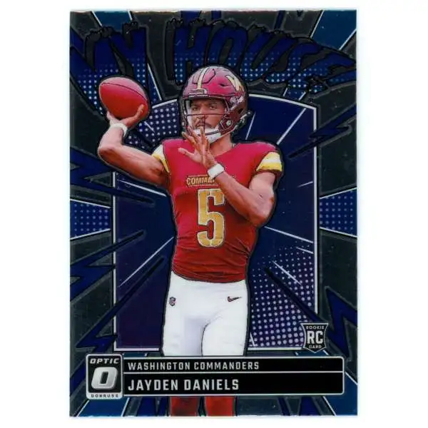 NFL 2024 Panini Donruss Optic Football My House! Jayden Daniels #9 [Rookie]