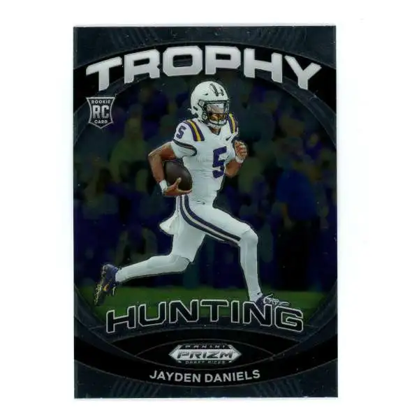 NFL 2024 Panini Prizm Draft Picks Trophy Hunting Jayden Daniels TH-JDS [Rookie]