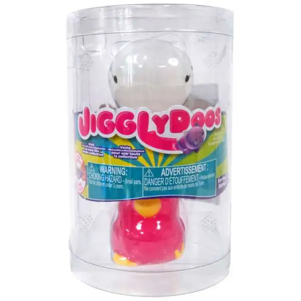 JigglyDoos Series 2 White Whale & Pink Chick Squeeze Toy 2-Pack