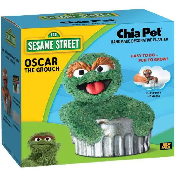 NECA Sesame Street Oscar the Grouch Chia Pet (Pre-Order ships July)