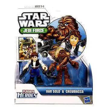 Star Wars Jedi Force Han Solo & Chewbacca Mini Figure 2-Pack