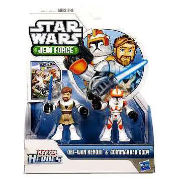 Star Wars Jedi Force Obi-Wan Kenobi & Commander Cody Mini Figure 2-Pack