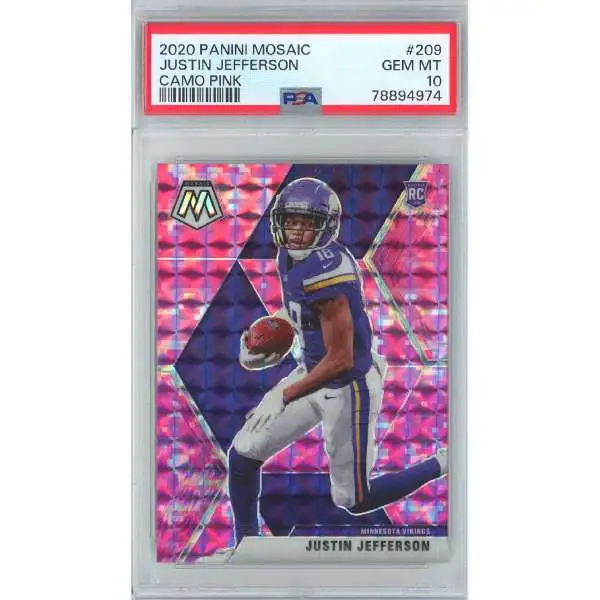 2020 Panini Mosaic #262 Tua Tagovailoa Dolphins Camo Pink Prizm