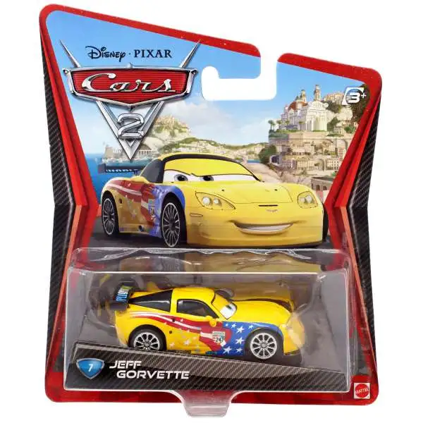 Disney / Pixar Cars Cars 2 Main Series Jeff Gorvette Diecast Car