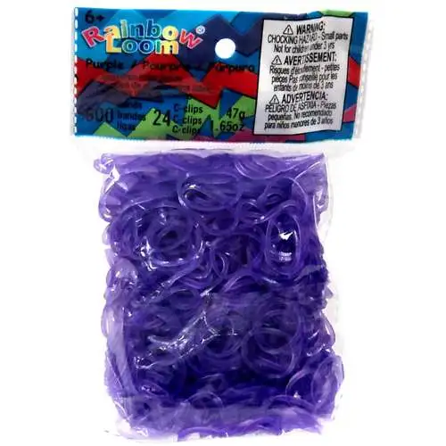 600 ct Rainbow Loom Turquoise Jelly Rubber Bands Refill Pack RL4 