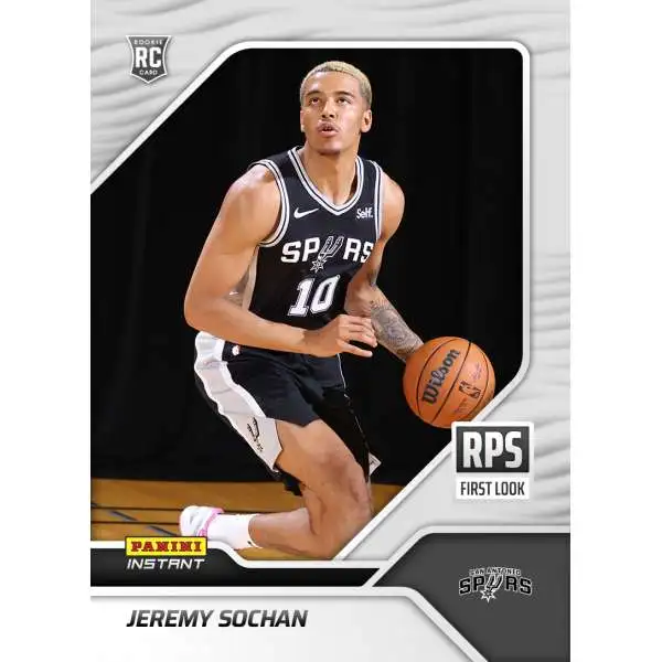 NBA San Antonio Spurs 2022-23 Instant RPS First Look Basketball Jeremy Sochan RPS-8 [Rookie Card]