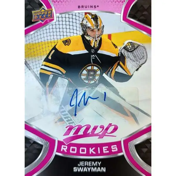 NHL 2021-22 MVP Hockey Jeremy Swayman #235 [Auto]