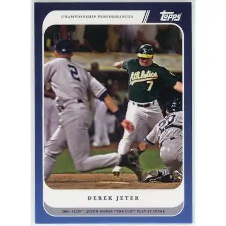 MLB 2020 Topps X By Derek Jeter 17/25 Derek Jeter #24 [2001 ALDS "the flip play"] [Excellent]