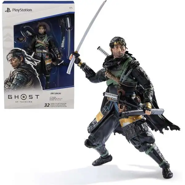 Playstation Ghost of Tsushima Jin Sakai Deluxe Action Figure