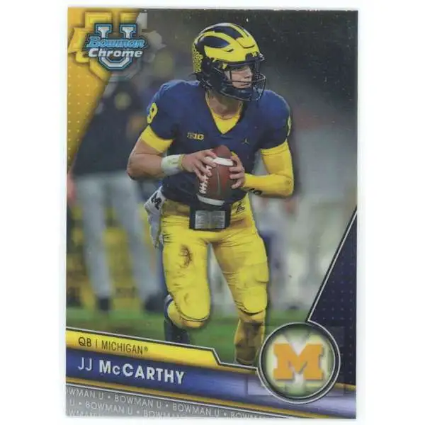 NFL 2023 Bowman Chrome U JJ McCarthy #124 [Rookie]