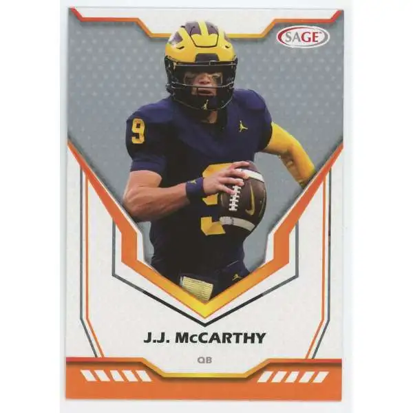 NFL 2024 Sage High Series Silver JJ McCarthy #135 [Rookie]