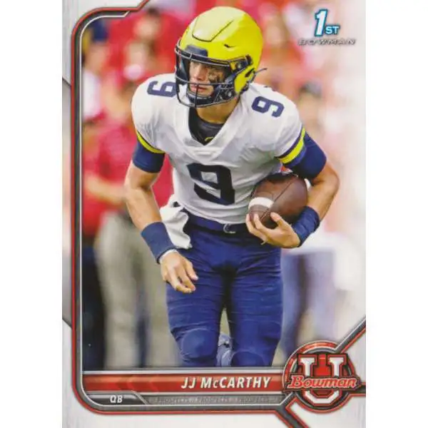 NFL 2021-22 Bowman U Bowman 1st JJ McCarthy #39 [Rookie]
